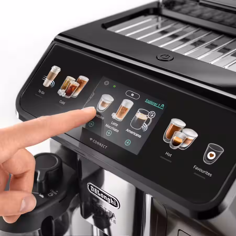 De'Longhi Eletta Explore ECAM450.86.T con finitura titanio e display touch